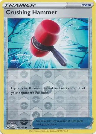 Sword & Shield Crushing Hammer #159/202 reverse holo